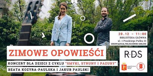 "Zimowe opowie\u015bci" - koncert dla dzieci w Bibliotece w Weso\u0142ej