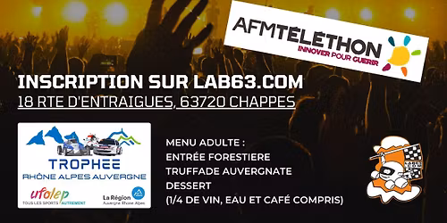 Remise des prix du Troph\u00e9e Rh\u00f4ne Alpes Auvergne, repas et soir\u00e9e dansante