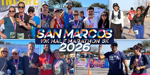 San Marcos Half Marathon, 10k, and 5k 2026