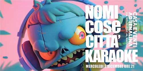 Mix al Karaoke e al gioco ''Nomi, Cose e Citt\u00e0