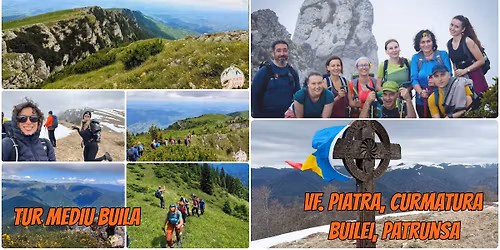 NOU!Tur mediu Buila - Vf. Piatra(1.643m), Curmatura Builei, Patrunsa