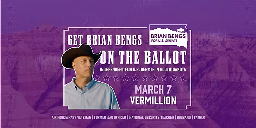 Get Brian Bengs on the Ballot | Vermillion
