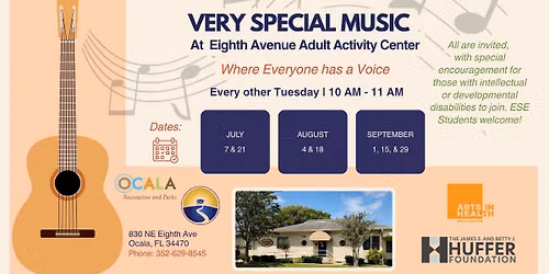 Very Special Music at Eighth Avenue Adult Activity Center
