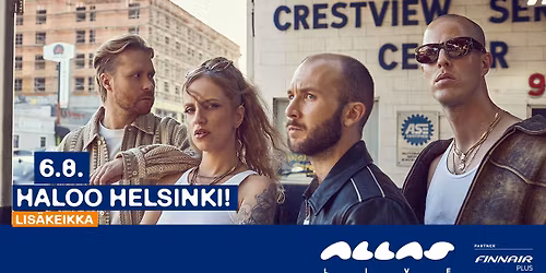 6.8. Haloo Helsinki! | Allas Live (lis\u00e4konsertti) 