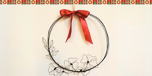 Christmas Wire Wreath Workshop at House of Marbles