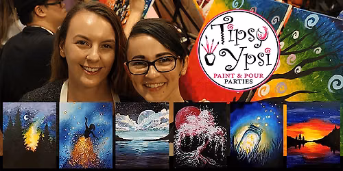 Paint & Pour Parties in Ypsilanti for Adults, Teens and Kids
