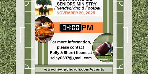 GP Seniors Friendsgiving & Football -Must Register