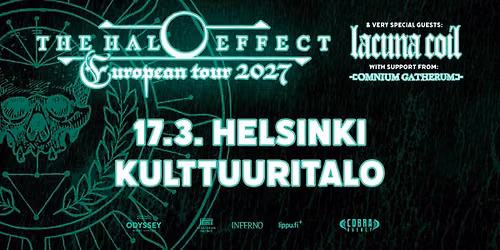 THE HALO EFFECT + LACUNA COIL + OMNIUM GATHERUM @ Kulttuuritalo