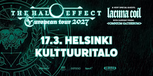 THE HALO EFFECT + LACUNA COIL + OMNIUM GATHERUM @ Kulttuuritalo