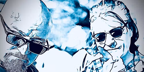 Ren and Big Al at the TIKI BAR !!!\ud83c\udf81\ud83c\udf84\u2744\ufe0f\ud83c\udf32\ud83c\udf85