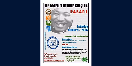 Western York County NAACP 45th Annual Martin Luther King Jr. Parade