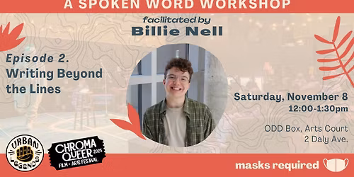 Spoken Word Workshop: Writing Beyond the Lines with Billie Nell