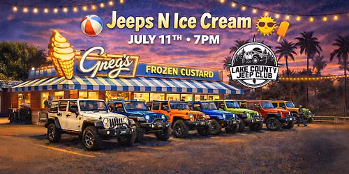 Jeeps N' Ice Cream - Greg's Frozen Custard