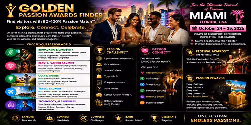 Golden Passion Awards Finder\u2122 in Miami, FL, USA