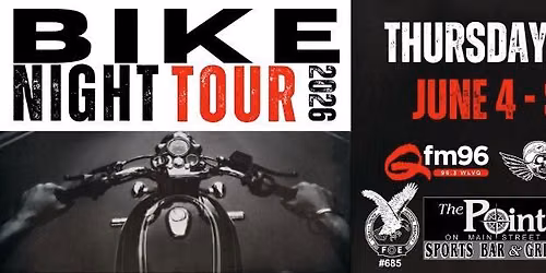 2026 Bike Night Tour presented by Buckeye City Motorsports at The Point on Main Street-July 16!