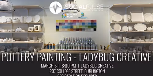 Pottery Painting at Ladybug Creative