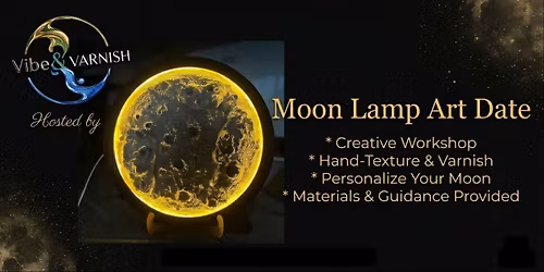 Moon Lamp Art Date