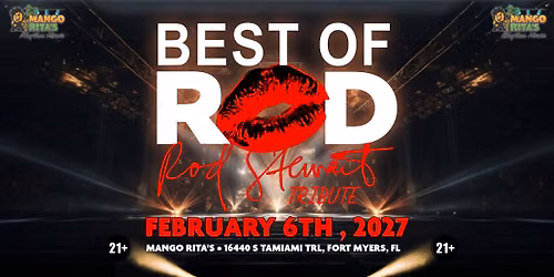 THE BEST OF ROD - A World Renowned Tribute to ROD STEWART at Mango Rita's Rhythm House - 02\/06\/2027