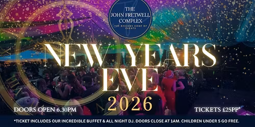 NEW YEARS EVE- The Family Friendly Party! 