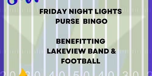 Friday Night Lights Designer Purse BINGO