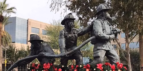Wreath Assembly for Arizona's Fallen Police Officers and Firefighters