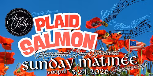 Plaid Salmon | Sunday Matin\u00e9e