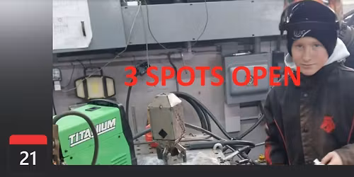 MASS Spring Break Welding Mini Camp for Kids (04\/21, 22, & 23)