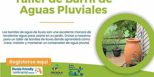 Taller de Barril de Aguas Pluviales