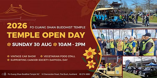 Temple Open Day - Vintage Car Show to Support Cancer Society