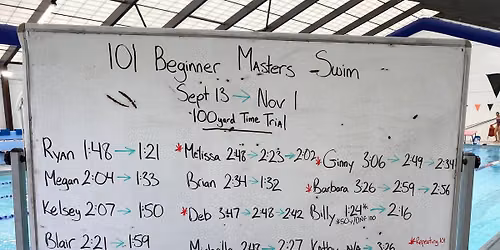 Beginner 101 Swim Program: Fall Session #1