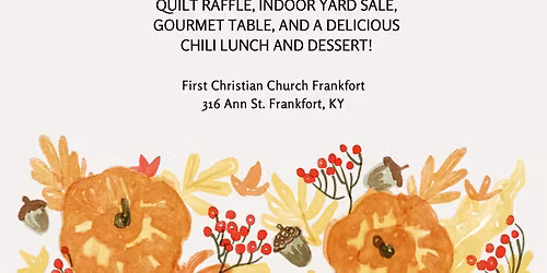 First Christian Church Frankfort \u2022 Fall Fling