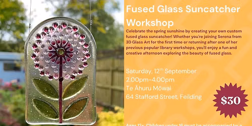 SOLD OUT - Fused Glass Suncatcher Workshop