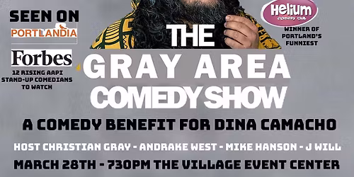 The Gray Area - Benefit Comedy Show
