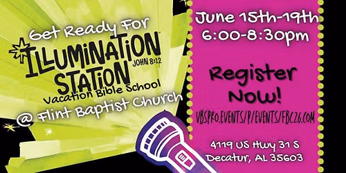 Vacation Bible School @ Flint Baptist Church 