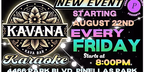 Karaoke @ Kavala On Park Every Friday