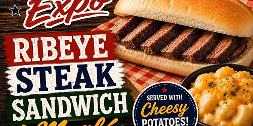 2026 Wapello County Expo Ribeye Steak Sandwich Meal