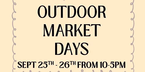 OUTDOOR VENDOR DAYS