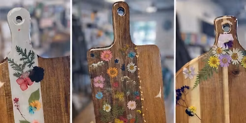 Petals & Pour: A Pressed Flower & Resin Tray Experience