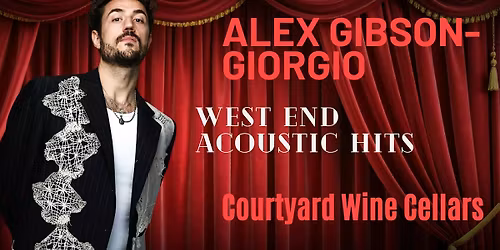West End Acoustic Hits with Aladdin star Alex Gibson-Giorgio