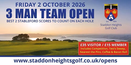 3 Man Team Open