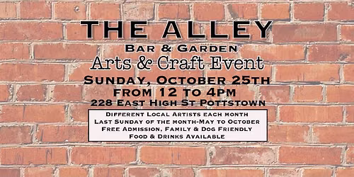 The Alley Arts & Craft October Event