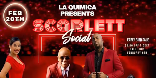 LA Quimica "SCARLETT SOCIAL" The All Red Affair