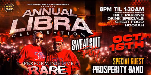 RARE ESSENCE-ANNUAL LIBRA CELEBRATION-SWEATSUIT PARTY