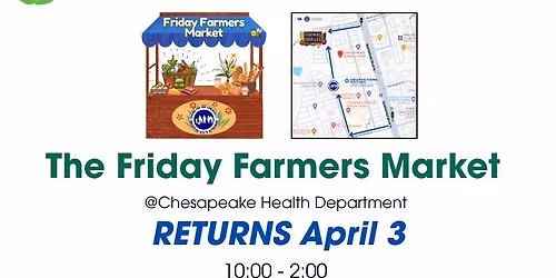 Friday Farmers Market Opening Day!