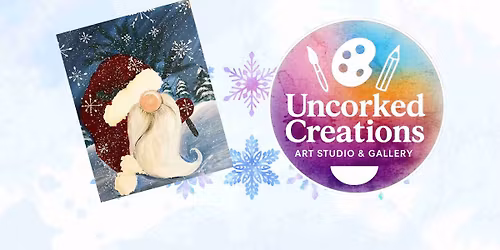 \u201cSanta Gnome\u201d on 16\u00d720 Canvas!