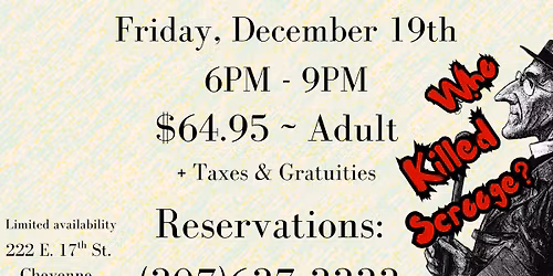 A Christmas Murder Mystery Evening