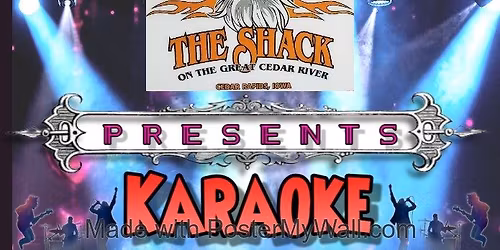 Karaoke at The Shack