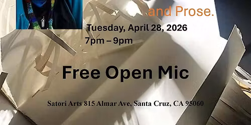 Osa Hidalgo de la Riva Author talk at Satori Arts Santa Cruz