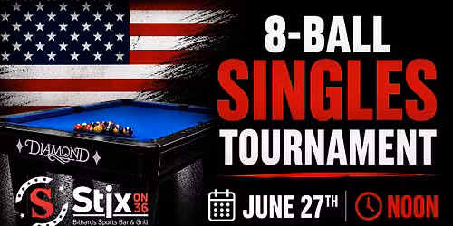 8 Ball Singles Tournament 