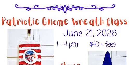 Patriotic Gnome Wreath Class